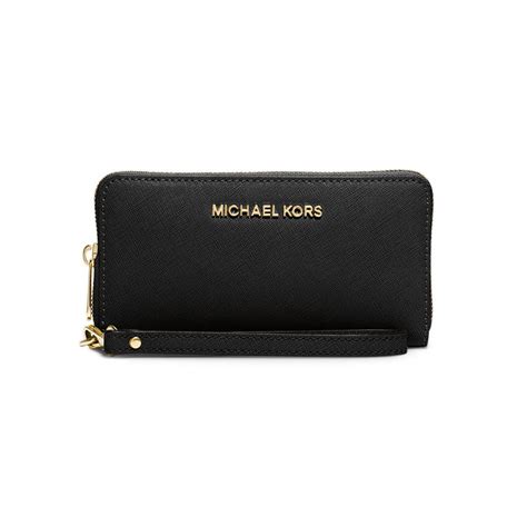 michael michael kors jet set travel large flat multifunction wallet|Michael Kors multifunction wallet.